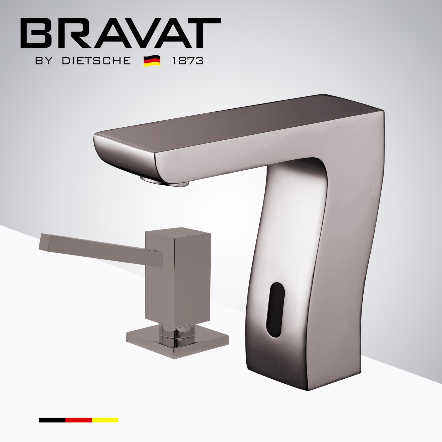 brushed nickel automatic soap dispenser